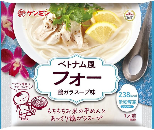 켄민 쌀가루 전문가 베트남식 쌀국수 68.9g×10개, 1개