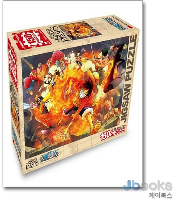 [제이북스] 원피스 직소퍼즐 150PCS 불굴의 투지, 학산문화사(퍼즐), 단품