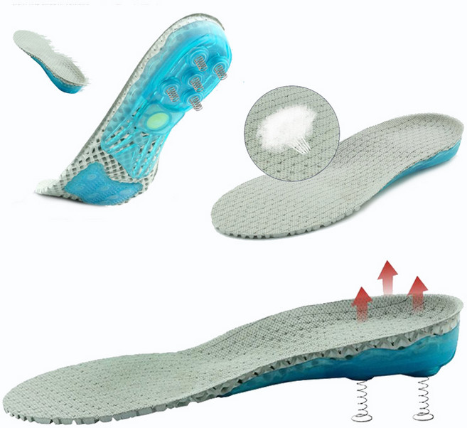 에어 쿠션 스프링 실리콘 기능성 아치 깔창