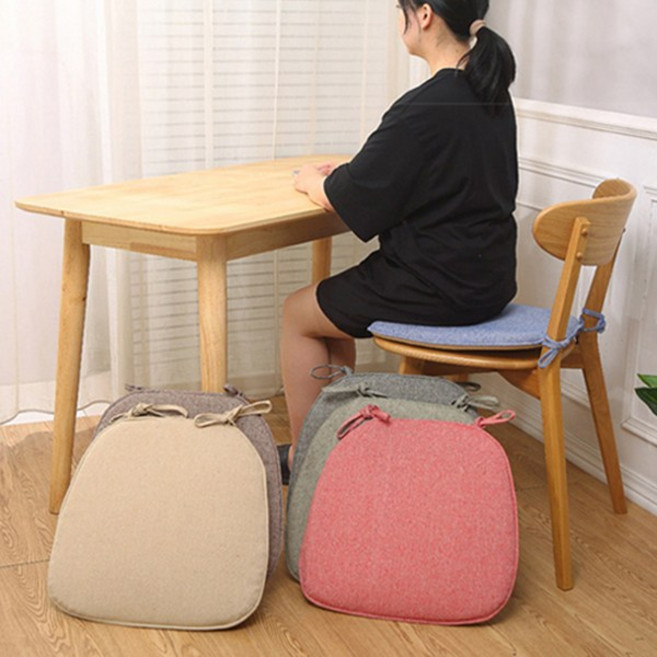 에스준 린넨 식탁의자 사무실 방석 미끄럼방지