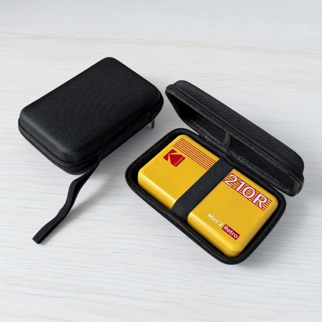 페어리아일랜드 코닥 미니샷2 레트로 EVA 충격방지 케이스, 1개, 블랙(P210R)