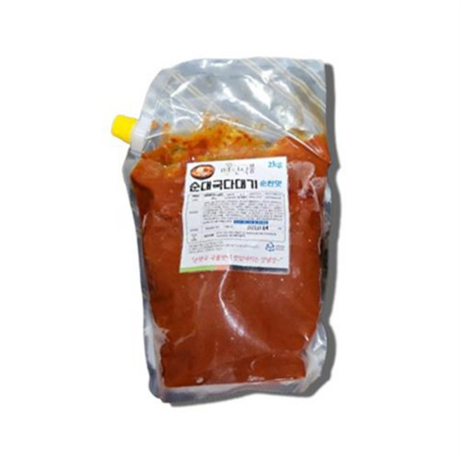 명인식품 순대국 다대기 순한맛 2kg, 1개