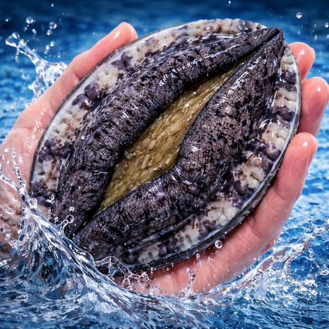 완도전복 왕특대 완도 활 전복 직거래, 1개, 17번 (소) 22-30미 1kg