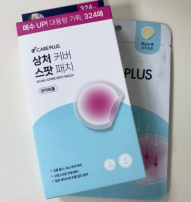 케어플러스 상처 커버 스팟 패치 324매 코팩2매 증정, 1개
