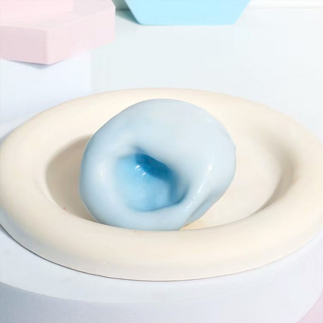 모든 뽀득 스퀴시 말랑이 스트레스해소 뽀독 촉감 ASMR 피젯토이 선물 스트레스볼, 1개, 1g, 블루