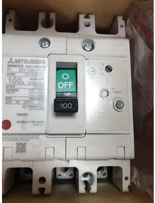 Mitsubishi 三菱 NV100-HW 漏電斷路器 3P, 1個, 30A