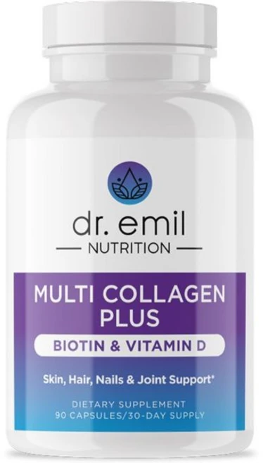 콜라겐 영양제 피부 건강 손톱 닥터 에밀 뉴트리션 멀티 펩타이드 플러스 비오틴 비타민D 모발 성장 알약 60회 분량, 비오틴+멀티 콜라겐, 90개 (1팩), 1개, 90정 - 쿠팡