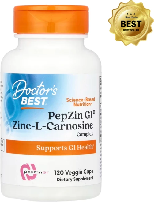 닥터스베스트 PepZin GI 아연 I-카르노신 복합체 베지 캡슐 120정 아미노산 카르노신 아연 미네랄 / 해외직구 미국정품, 1개 - 쿠팡