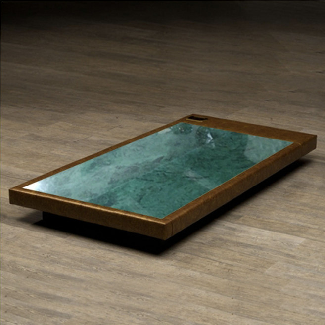 명품의료기 S-BOROO 싱글 황토숯볼 흙침대 보료, 청옥