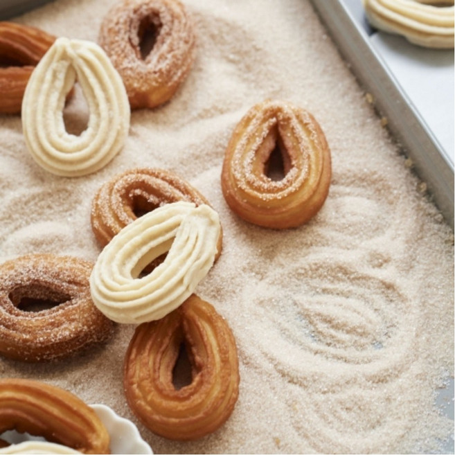 서울식품 츄러스 냉동생지 25g 80개입 간식 시나몬 슈가 증정, 1세트