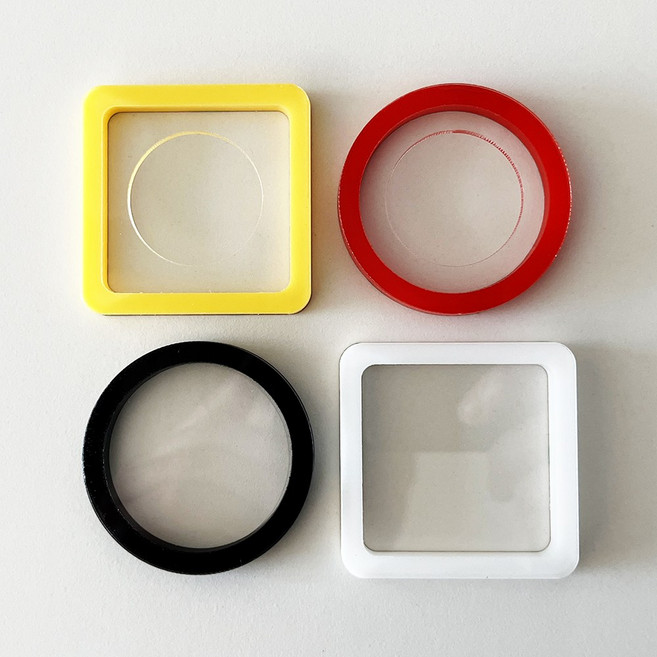 승강기 엘리베이터 비상 호출 버튼 커버 아크릴 보호캡 비상벨 덮개 안전덮개, 노랑, 1개