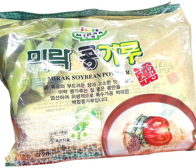 [MEJ7688O52EK]FK-M 국수 미락 콩가루 60g x12입 720g, 1개
