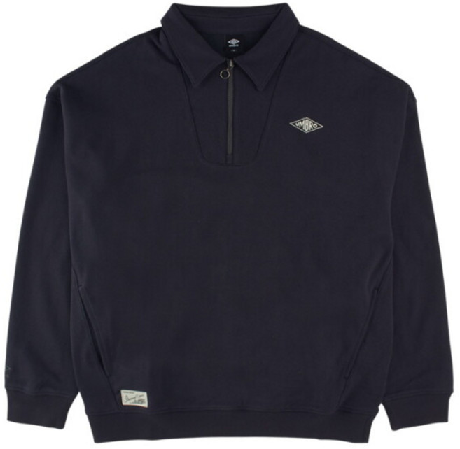 [엄브로] 웨이파인더 그래픽 하프집업 카라맨투맨 UQ121CFS12 DVY0