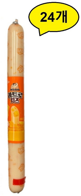 천하장사 콰트로치즈 소시지, 24개, 70g