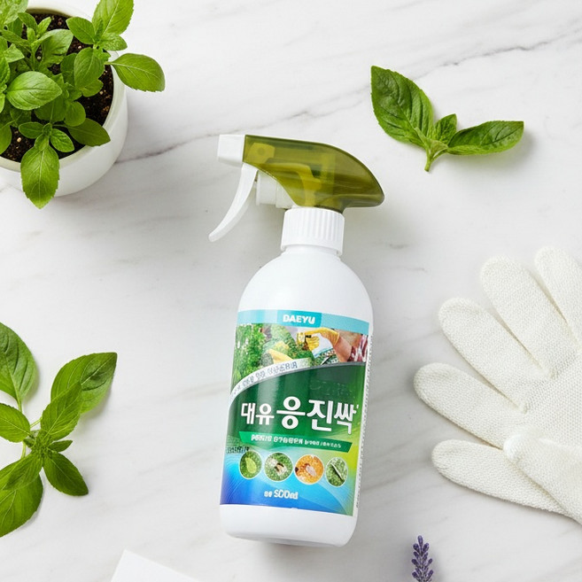 유기농 식물 화초 나무 진드기 진딧물 깍지벌레 응애 톡톡이 제거 퇴치 예방 약, 응진싹 스프레이, 1개, 500ml