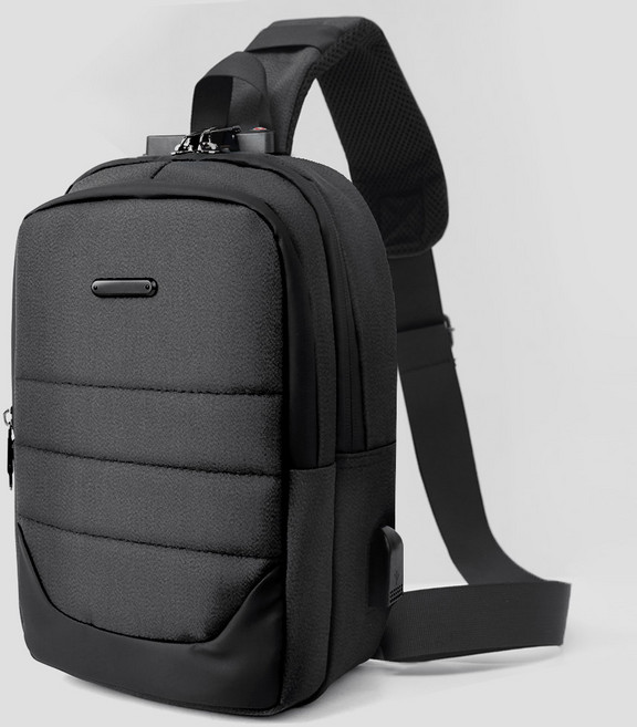 빅터 유럽여행 도난방지 가방 잠금장치 슬링백 해외 여행용 크로스백