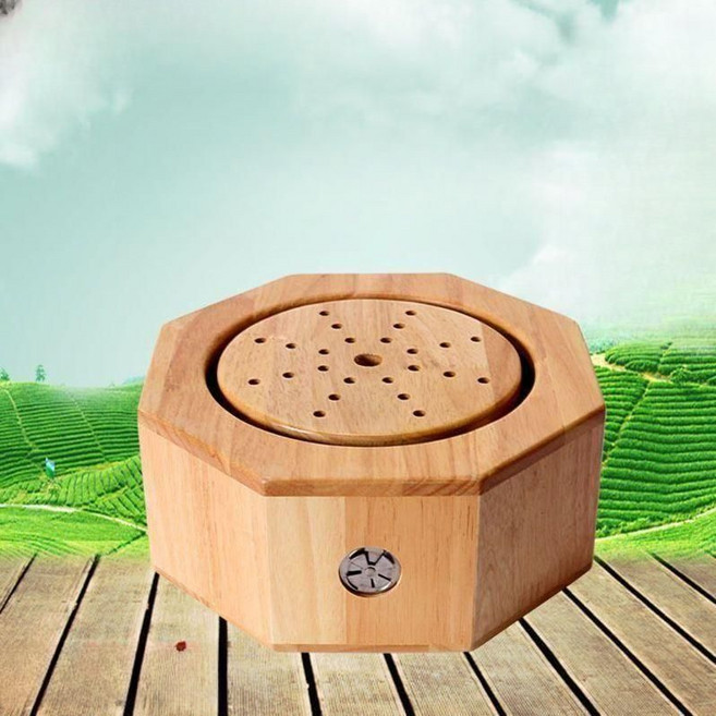 좌훈기 방석 가정용 여성 온열 쑥좌훈기 뜸방석 훈증 의자 나무 색상, 1. 미니 12CM 높이