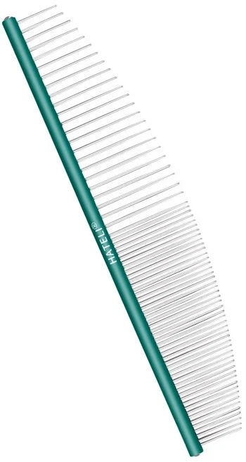 애완 동물 고양이 그루밍 싱글 빗 스타일리스트 컬러 항공 알루미늄 초경량 고급 강아지 전문 마사지, 01 Green