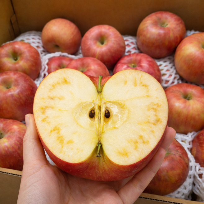 [긴급품절임박] 문경 통째씻어나온 당도폭발 햇 부사 사과 5KG 대과, 1박스