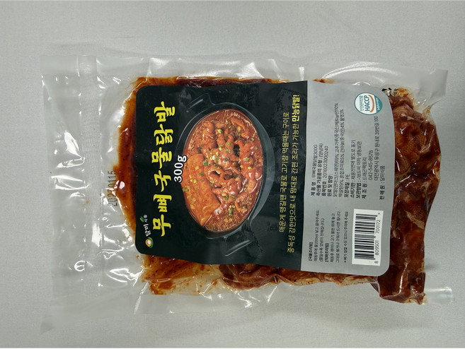 매운 쫄깃 무뼈 국물닭발 캠핑 300g, 1개