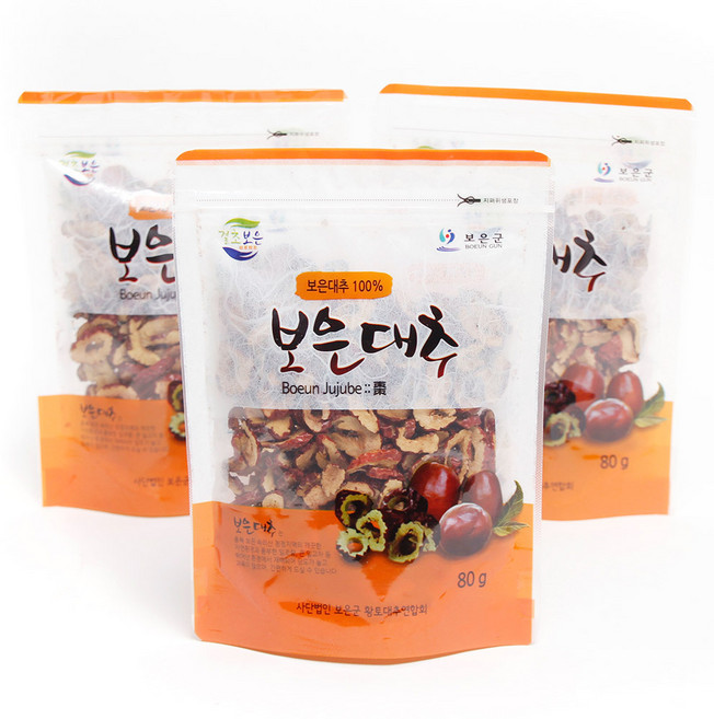 [양지촌농원] 충북 보은 대추편 80g /대추과자, 1개