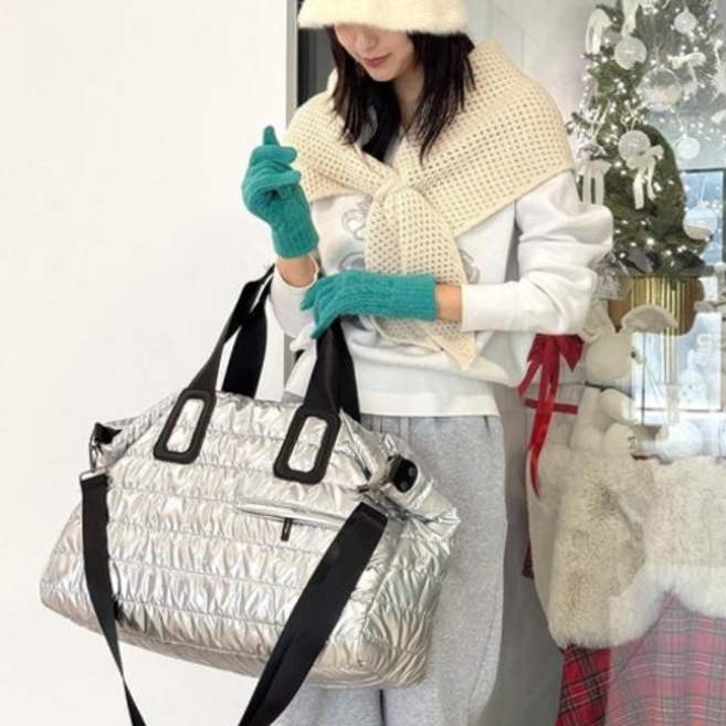 대형 패딩 여행용가방 보스톤백 아기엄마가방_WFH75MF