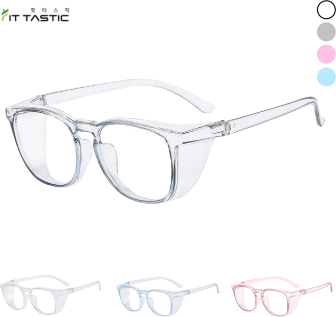 핏타스틱 바이크 방풍안경 블루라이트 오토바이 고글, 핑크, 1개