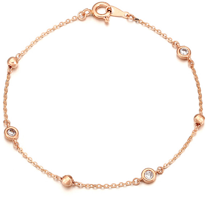 로이드 큐빅 볼 14k 팔찌 LWB18117G=(동아백화점 수성점)