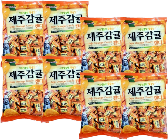 동아제과 제주감귤캔디, 300g, 8개