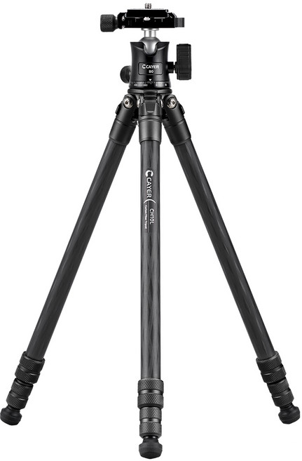 CAYER 카이어 초경량 여행용 삼각대 키트 블랙 CH-10L+B-0, 1개, CH10LB0블랙