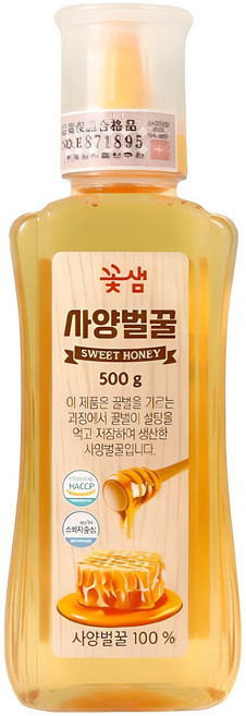 꽃샘 사양 벌꿀, 500g, 1개