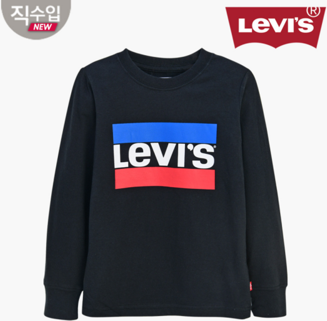 리바이스키즈 리바이스키즈 스포츠로고 티셔츠(긴팔)L VPS21QTS36 (키즈)