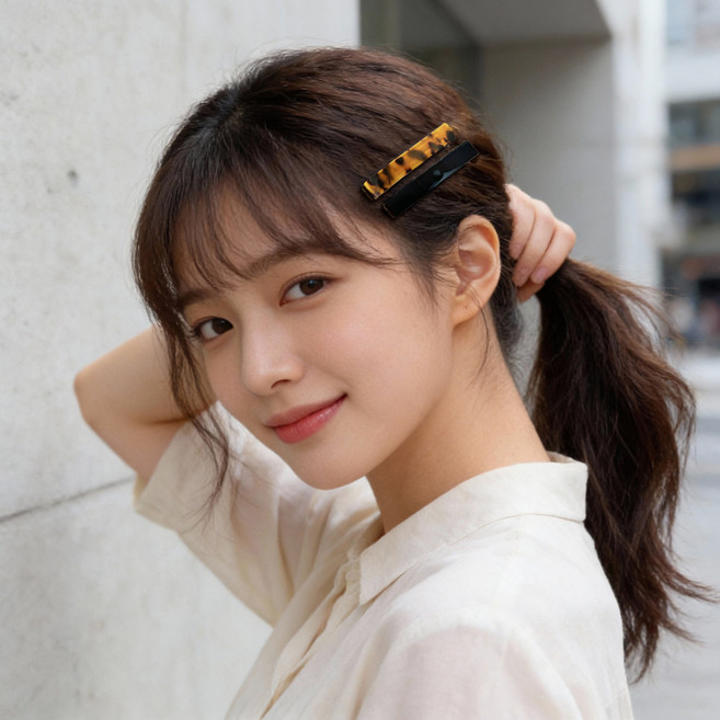 미다미 [2P세트] 신비 스퀘어 셀룰로오스 포인트 자동핀