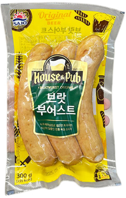 사조 브랏부어스트 300g, 1개