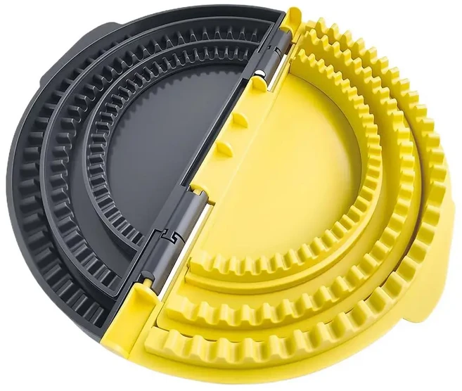 3-in-1 또르띠야 실러 6/8/10인치 또르띠야 가장자리 롤링 기계 조절 가능한 래퍼 주방 베이킹 용품 가정용, 01 Black