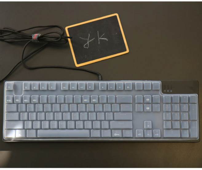 와이케이몰 앱코 K660S V2 키스킨 2종 고탄력 고급 TPU 방수 키보드 커버, 고급 TPU 키스킨