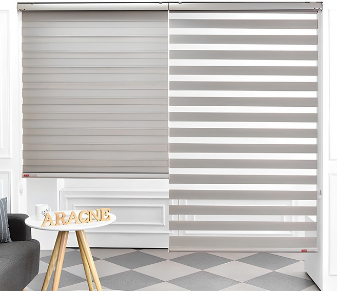 아라크네 1+1 듀얼쉐이드 네츄럴 콤비블라인드