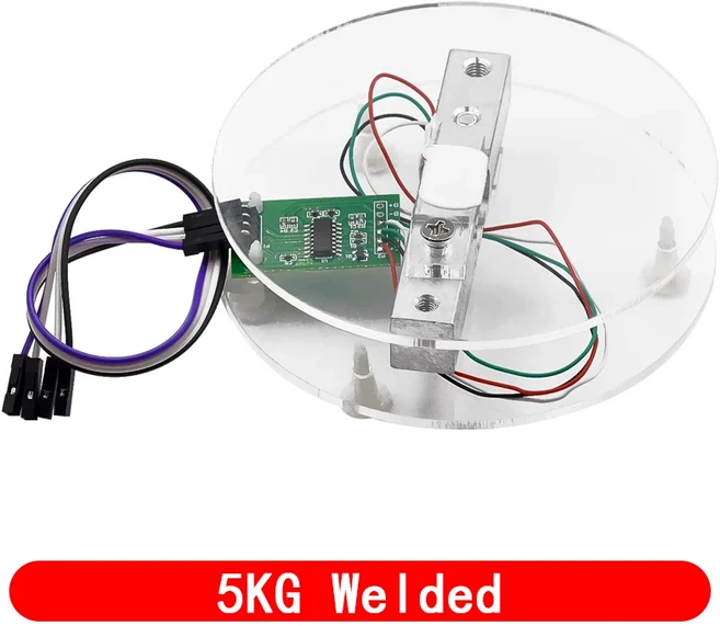 디지털 로드 셀 무게 센서 HX711 AD 변환기 브레이크 아웃 모듈 Arduino 규모 용 5KG 10KG 휴대용 전자 주, 07 5KG Welded