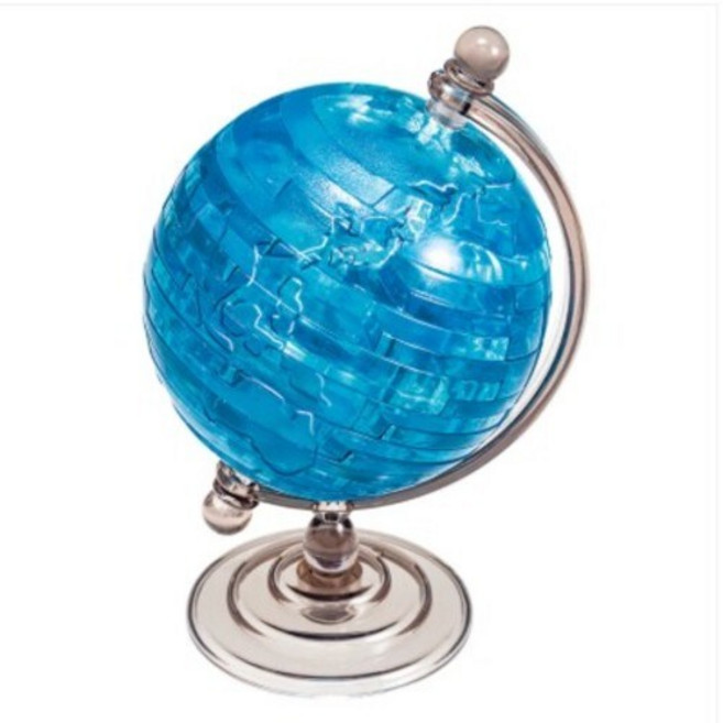 3D크리스탈 입체퍼즐-지구본 41조각, 1개, 컬러, 41피스