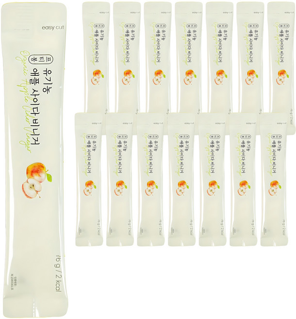 프티봉 애플 사이다 비니거 액상스틱, 16g, 15개