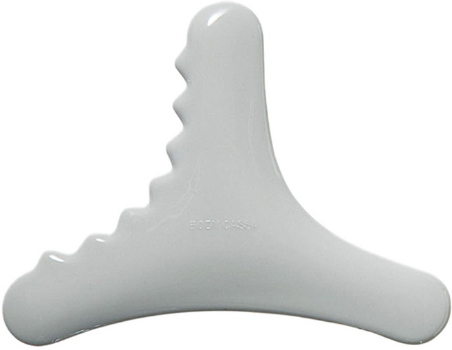 바디괄사 괄사마사지기 림프순환 승모근 종아리 괄사 마사지, 바디괄사/그레이, 1개