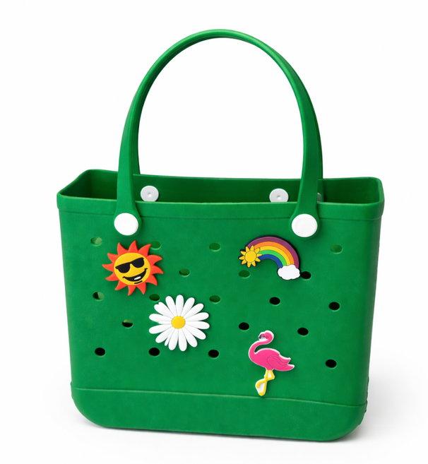 로로먼트 프리미엄 EVA 수영가방 대형/특대형 목욕 바구니 방수 비치백 헬스 목욕 가방, 초록