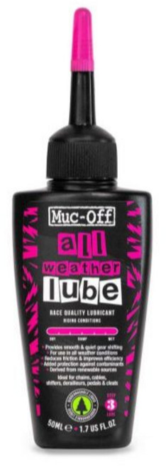 Muc-Off 全天候鏈條油 120ml 50ml 適合任何天氣狀況, 1個