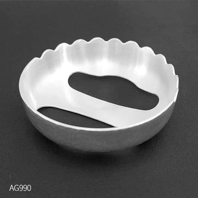 은괄사 은경락 바디마사지 순은 99% 실버 30돈 접시형, 은, 1개