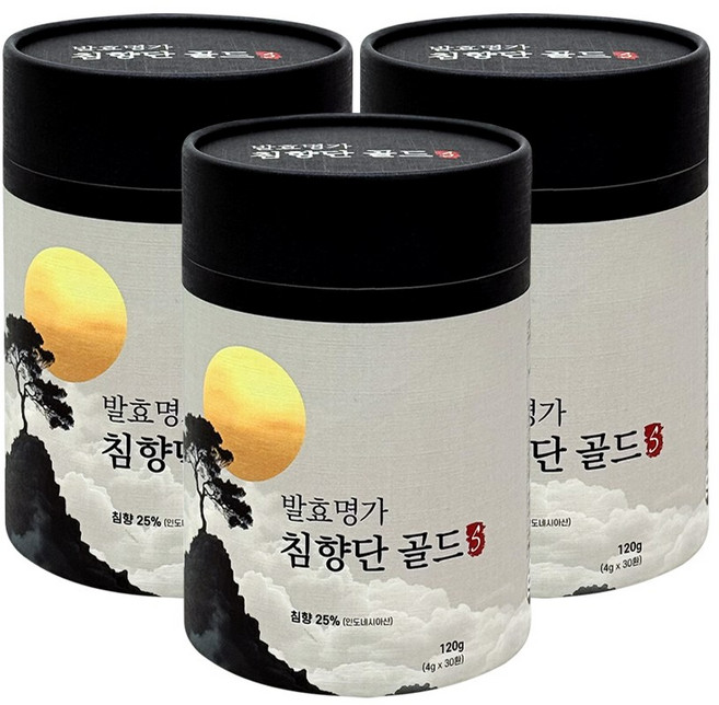 신영몰 발효명가 침향단 골드S 침향환 30환 HACCP, 3개, 120g