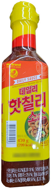 노브랜드 데일리 핫칠리 소스, 1개, 470g