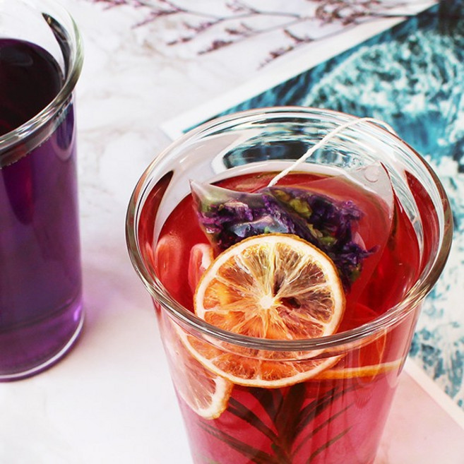 허브라 블루멜로우 삼각티백 허브차 당아욱 꽃 잎차 허브티, 400mg, 40개입, 1개