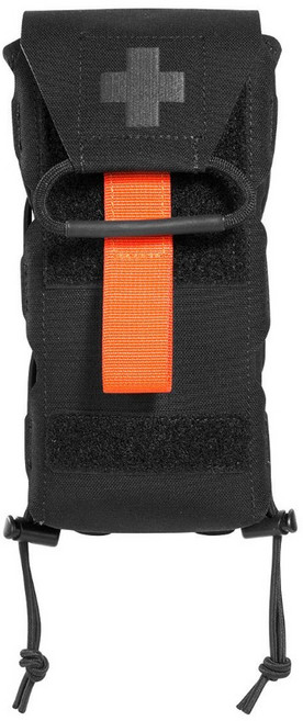 Tasmanian Tiger IFAK 直式個人急救包 戶外戰術裝備, 黑色, 1個