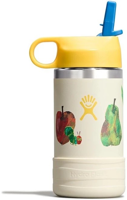 하이드로 플라스크 키즈 와이드 스트로캡앤부트 텀블러 532ml 고지 레드, 355ml(12온스), 과일 간식 - 쿠팡