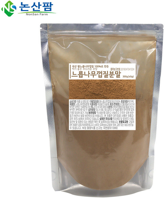 국산 느릅나무껍질 분말 300g 유백피 유피 파우더, 3개